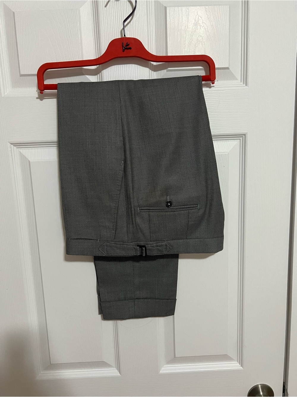 Isaia Classic Gray Dress Pants - Tailored Look
